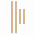 Invisidoor Jamb/Threshold Unfinished, Outswing, Red Oak