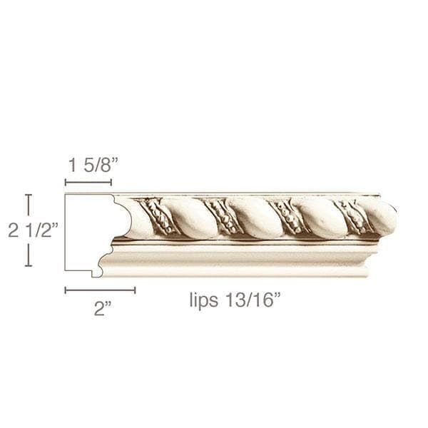 X-Large Acanthus Leaf (Repeats 10 1/4), 8 1/2" w x 1 1/4" d Resin
