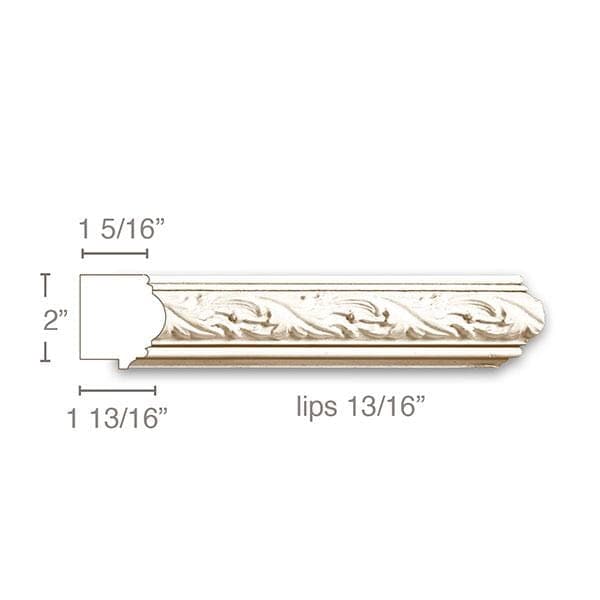 6" Sq Ionic Acanthus Column Cherry