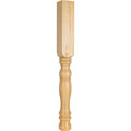Hardware Resources Turned Leg Alder 35-1/2" Length