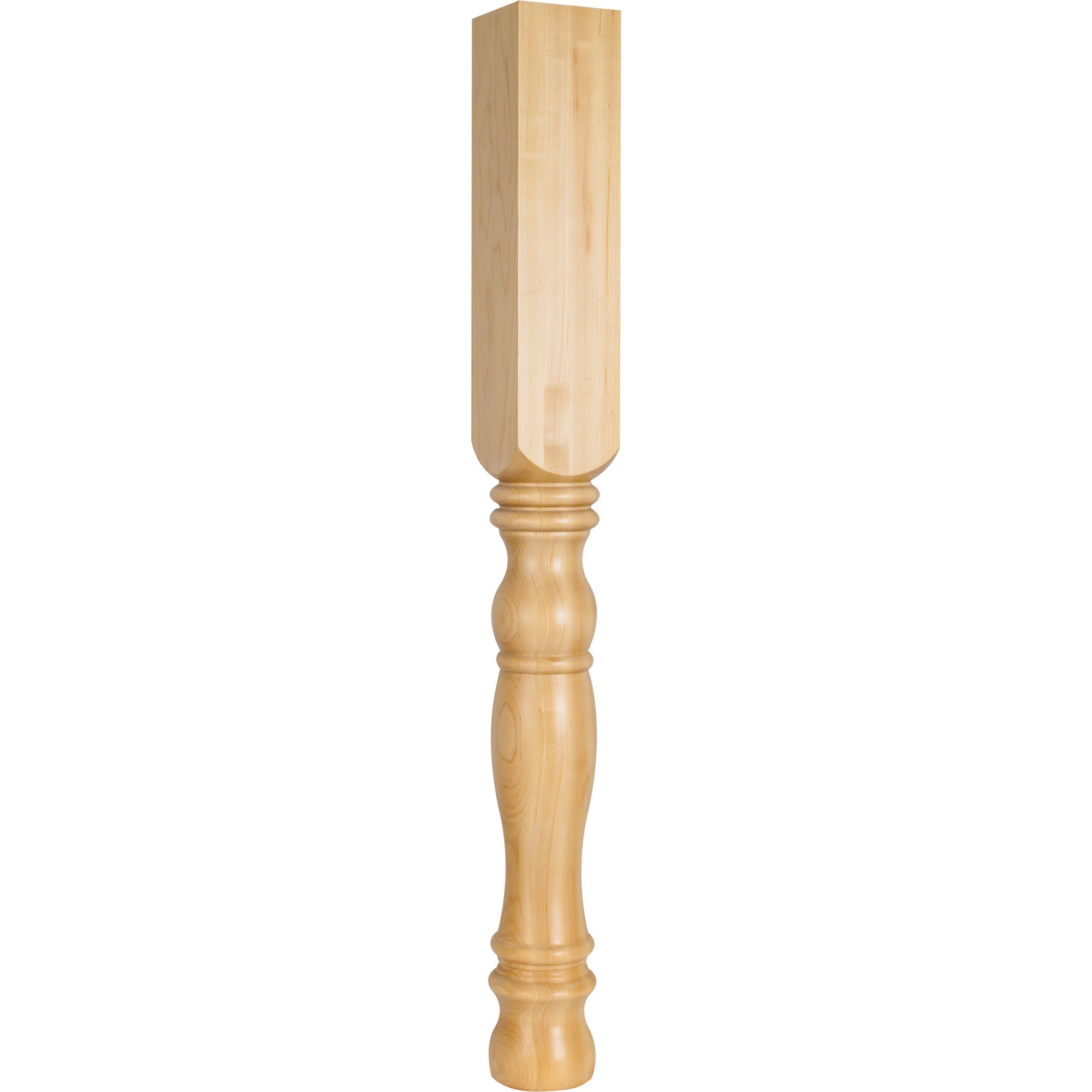 Hardware Resources Turned Leg Hard Maple 35-1/2" Length