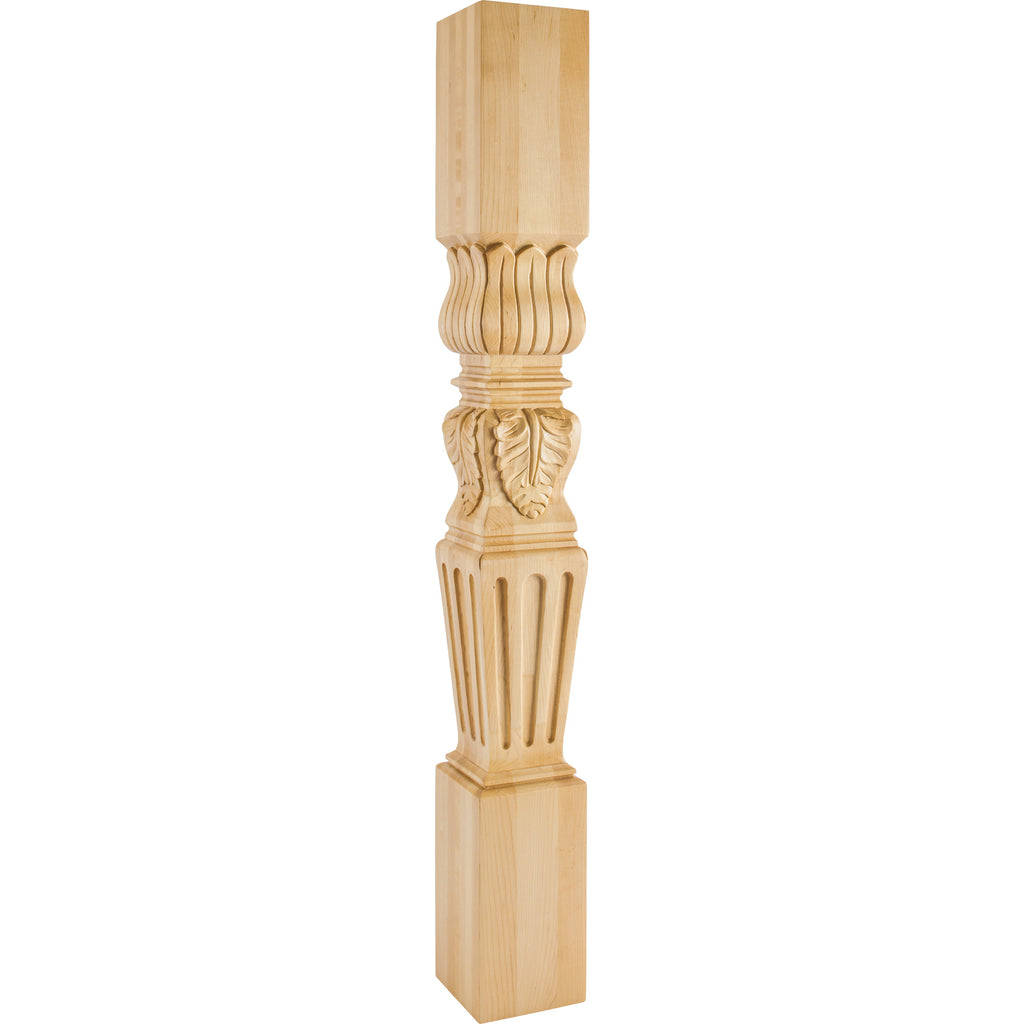 Hardware Resources Fluted Square Acanthus Post