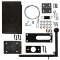 Invisidoor Cane Book Latch For Bi-Fold, Black