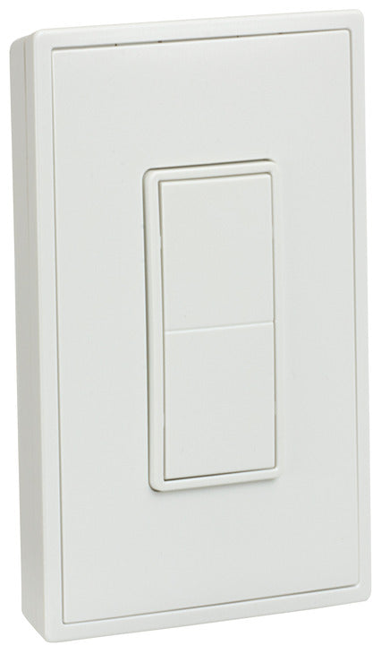 BLE Wall Switch 4 15/16" x 3/4"19 mm, Surface Mount for Screw Fixing, White