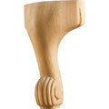 Hardware Resources French Cut Center Leg Maple 8" Length