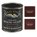 General Finishes Water Based Wood Stains, Brown Mahogany, Pint