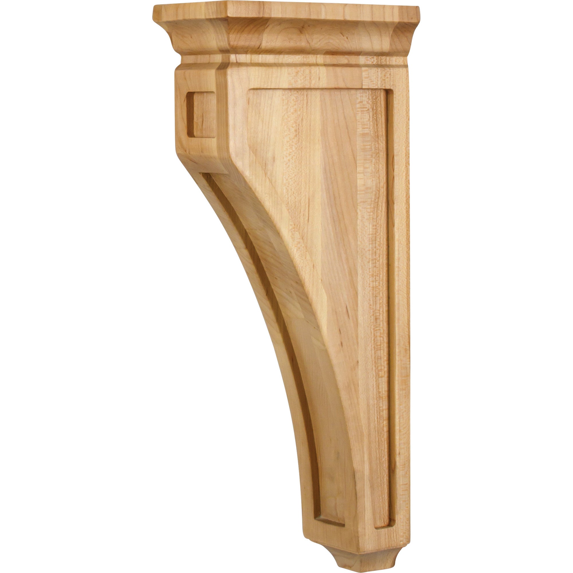 Hardware Resources Mission Corbel Rubberwood 3" W x 6" D x 14" H Size