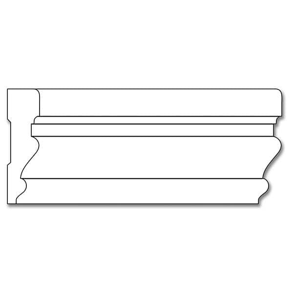 Large Bellflower Bracket Corbel, 4''w x 14 1/2''h x 9 1/4''d