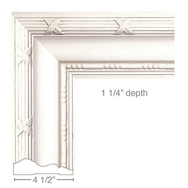 Petite Imbricated Corbel(Sold 4 per card), 1''w x 4''h x 1''d Cherry