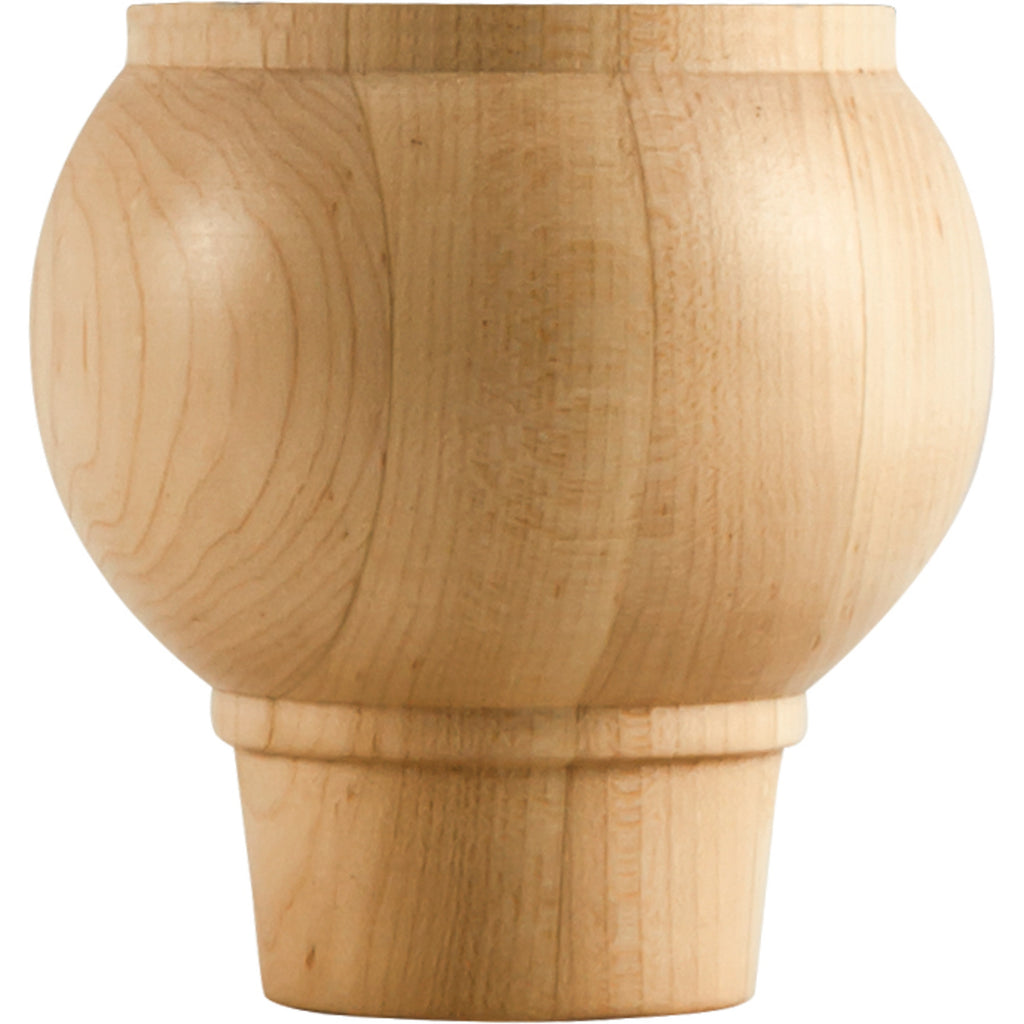 Hardware Resources Round Tapered Bun Foot