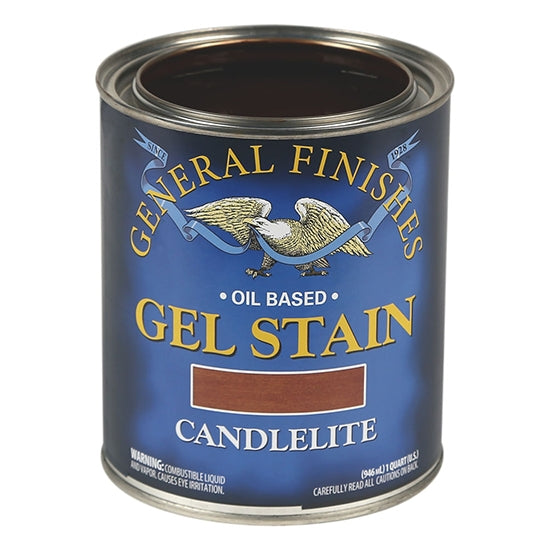 General Finishes Gel Stain, Candlelight, Pint