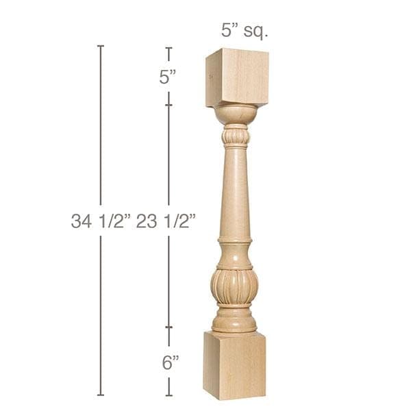 Egg & Dart (Repeats 2 3/8), 1 1/4''w x 13/16''d x 8' length Maple