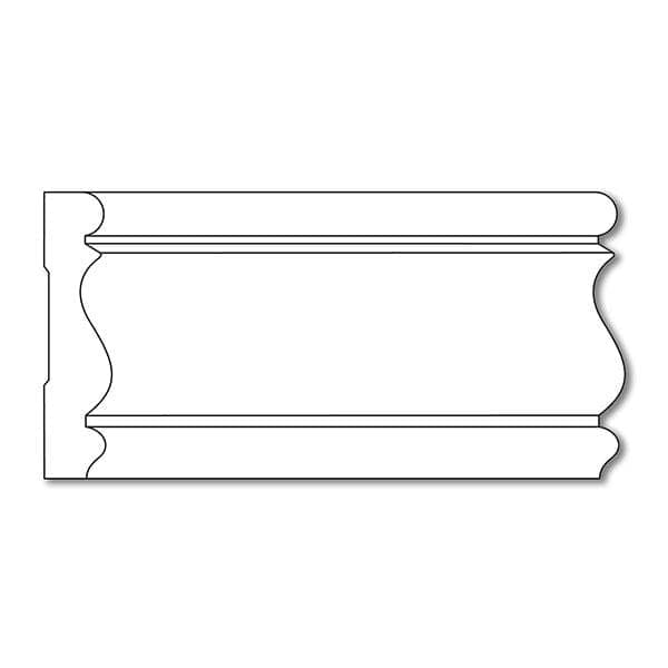 Small Acanthus Corbel, 3"w x 6"h x 1 1/2"d Maple