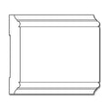 Small Acanthus Corbel, 4 5/8"w x 10 1/4"h x 1 3/4"d Maple