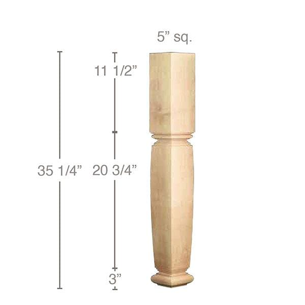 Fluted Casing, 6 1/2''w x 3/4''d Resin