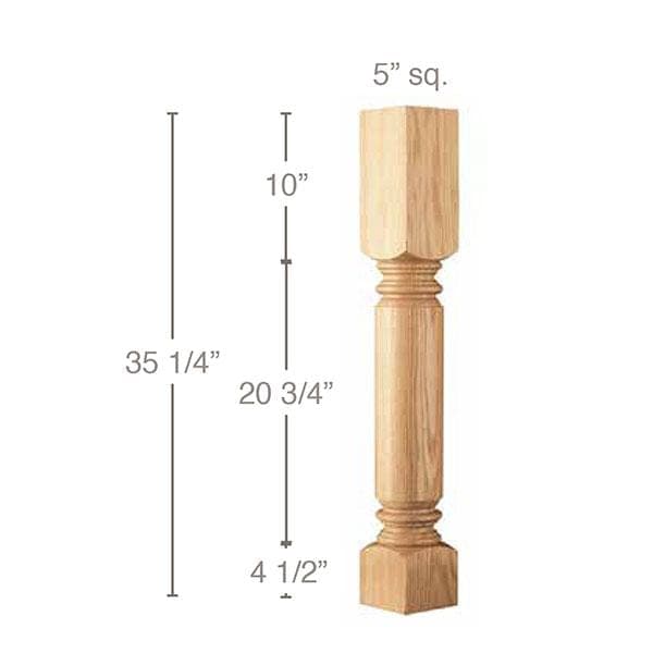 Fluting with Bead, 5 1/2''w x 13/16''d Poplar