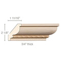 Traditional Casing, 3 1/2''w x 1 1/16''d Poplar