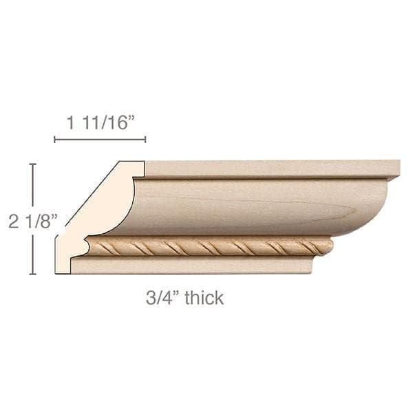 Traditional Casing, 3 1/2''w x 1 1/16''d Poplar