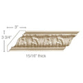 Medium Scrolled Bracket Corbel, 3 1/2''w x 12''h x 7 1/2''d Lindenwood