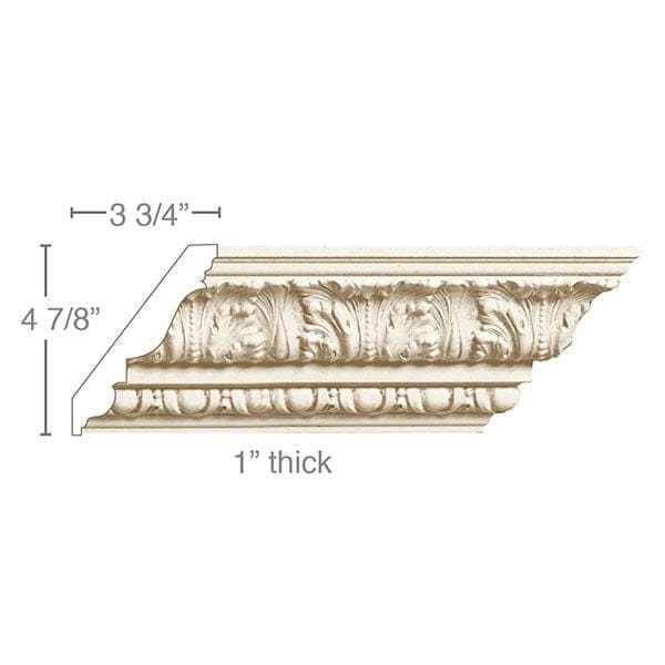 Medium Scrolled Corbel, 5''w x 12''h x 4''d Lindenwood