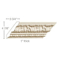 Traditional Panel Moulding, 2 1/2"w x 1 1/2"d Resin
