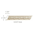 Pedestal Foot Corner (Sold 1 per package), 8 1/4"w x 4"h x 8 1/4"d Cherry