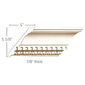 Large Pinnacle Corbel, 9"w x 12"h x 7 1/4"d Maple