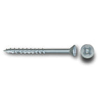 #8 Screw Flat Head With Nibs Combo Drive Coarse Thread Double Auger