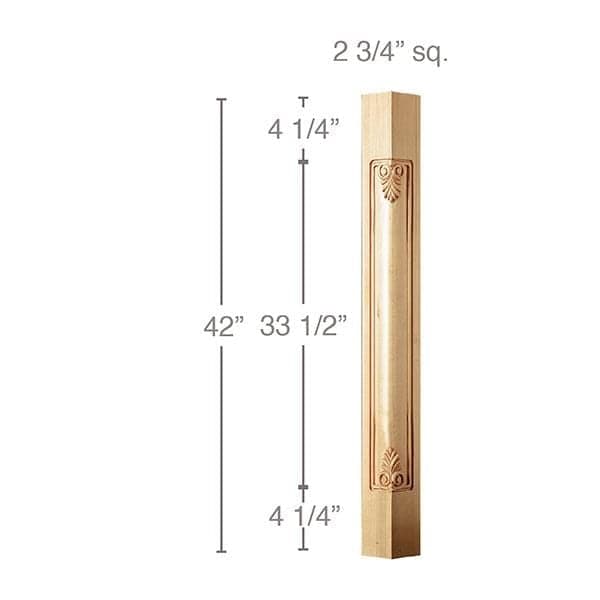 Dentil, 7''w x 13/16''d Poplar