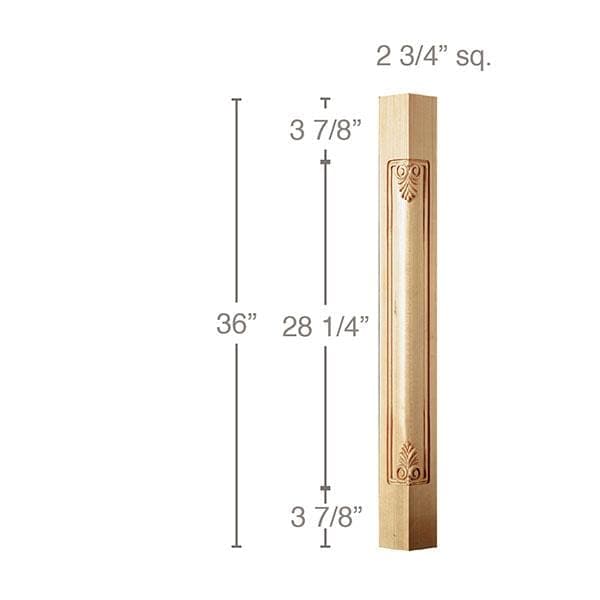 Dentil, 5''w x 3/4''d Poplar