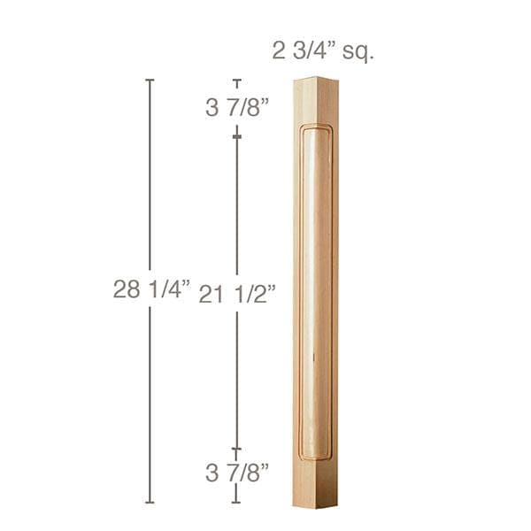 Dentil, 7/8"w x 3/4"d x 8' length Cherry