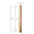 Frieze With Infinity Insert, 3 1/2"w x 13/16"d x 8' length Cherry