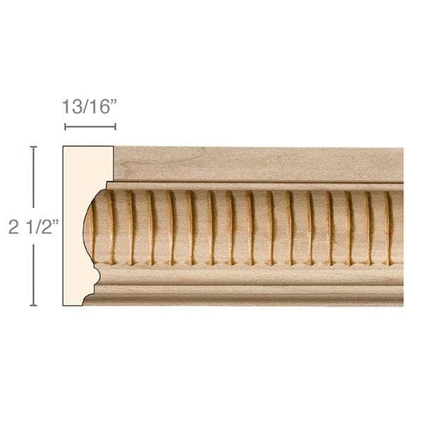 Large Scroll (Sold left and right pair per card), 15"w x 5 3/8"h x 3/4"d Maple