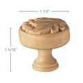 Rinceau Scroll with Flower Basket, 60"w x 12 1/2"h x 8"d