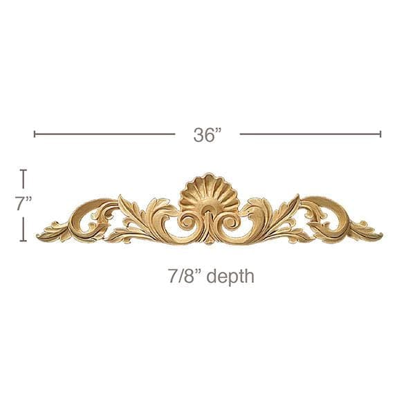 Tall Traditional Foot (Sold 1 per package), 3 3/4'' dia. X 8''h Maple