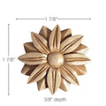 Sunflowers(Repeats 3 3/8), 3''w x 13/16''d x 8' length Resin