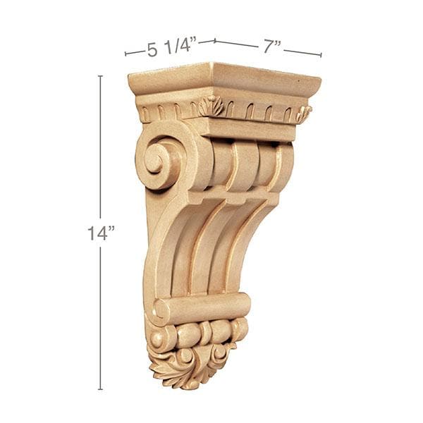 Dentil with Rope, 2 1/4''w x 1 1/16''d Poplar