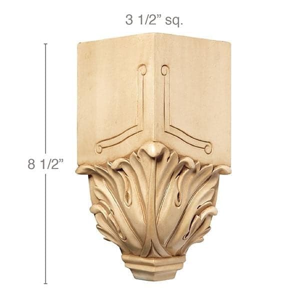 Dentil, 5/8"w x 1/2"d x 8' length Cherry