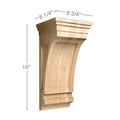 Acanthus Bun Foot, 4"dia. X 4 1/2"h Maple
