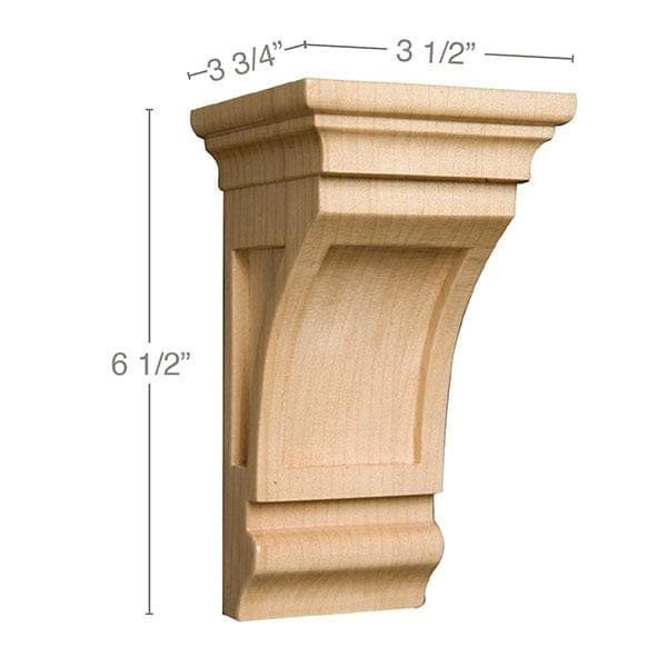 Cove, 7 1/2"w x 1 1/16"d Poplar