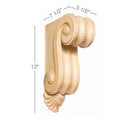 Casing, 4''w x 3/4''d Poplar