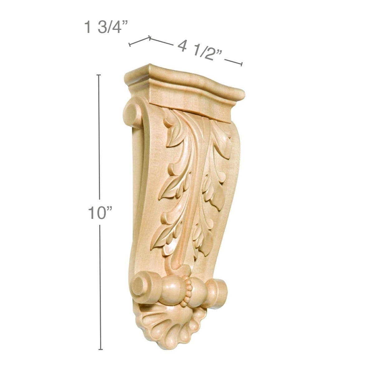 Dentil, 2''w x 3/4''d Poplar