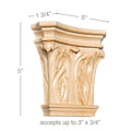 Medium Simplicity Corbel, 5 1/2"w x 7 1/2"h x 6 7/8"d Maple