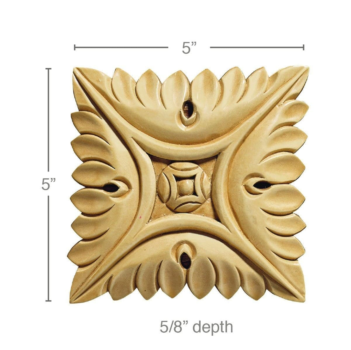Medium Fluted Crown (Repeats 2), 3 1/2''w x 13/16''d x 8' length Resin