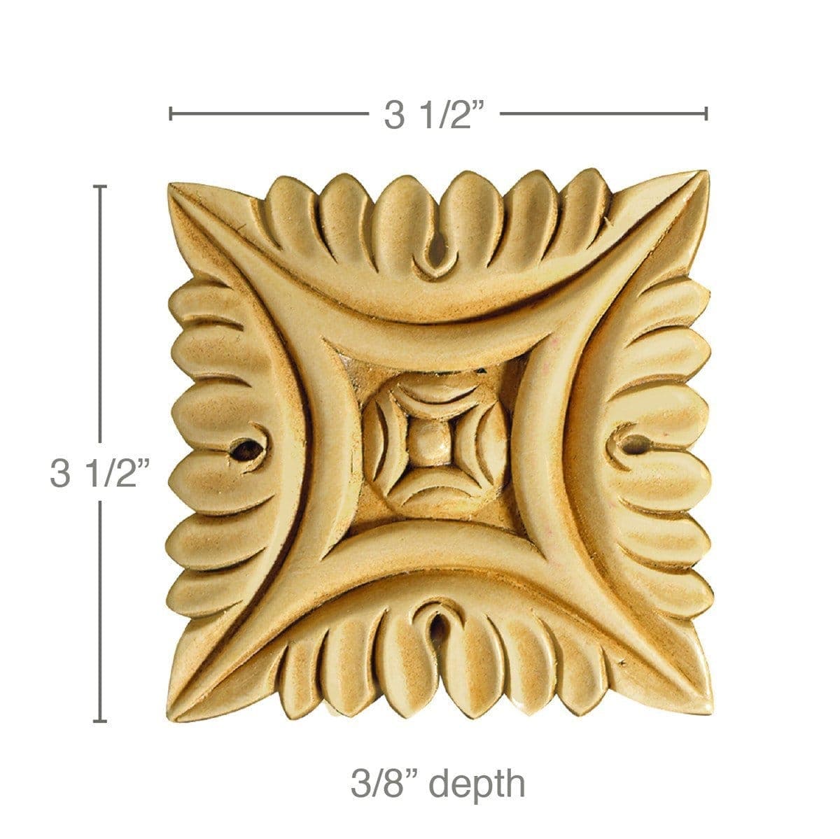 Medium Wall Bracket, 1"w x 6"h x 5 1/2"d Maple