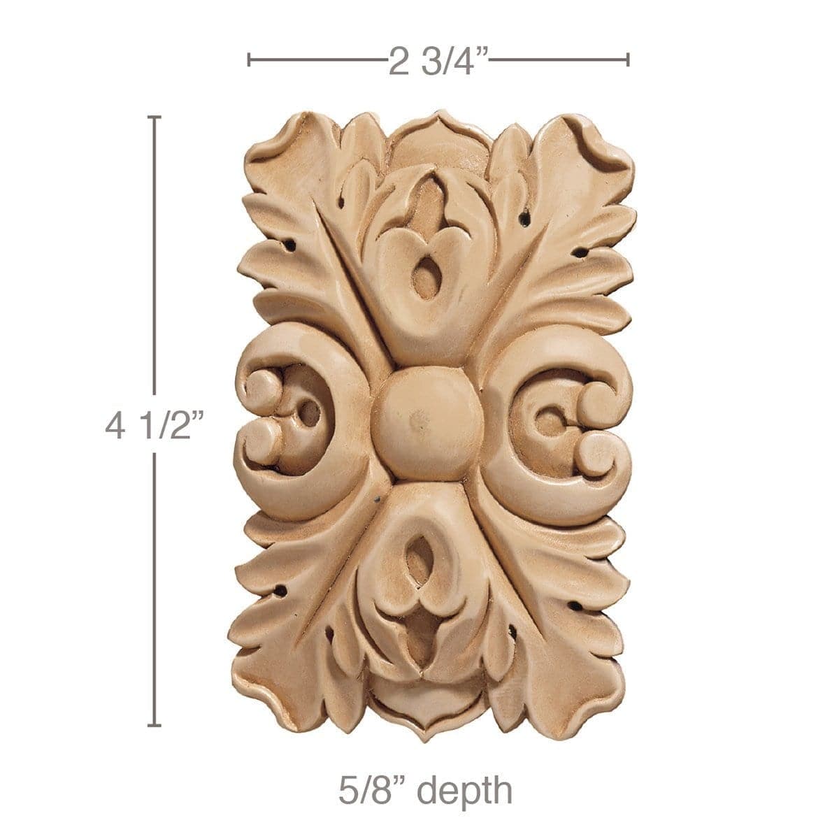 Traditional Base, 3 3/4''w x 5/8''d Resin