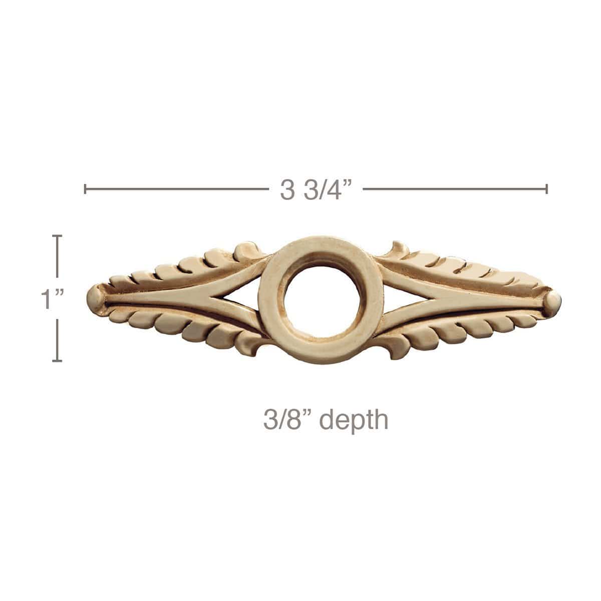 Small Base Block (Outside Corner), 1 3/4"w x 7/8"d x 5"h
