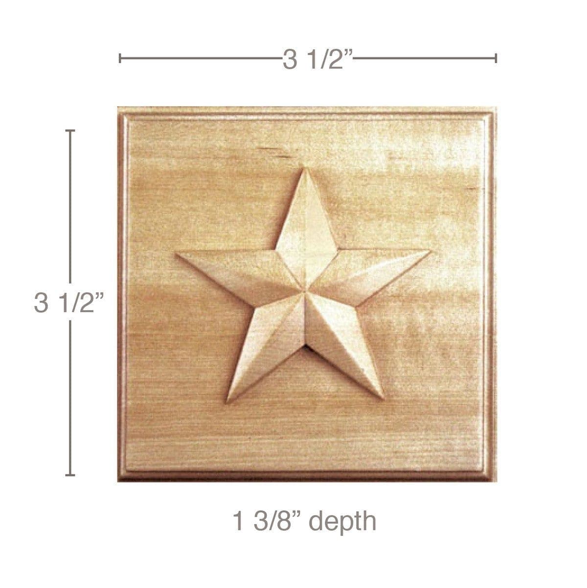 Tall Traditional Corner Foot (Sold 1 per package), 3 5/8"w x 6"h x 2 3/4"d Maple