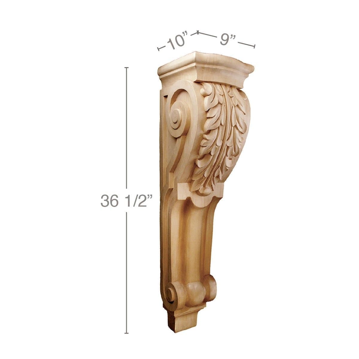 Dentil, 1 5/8''w x 1/2''d Resin