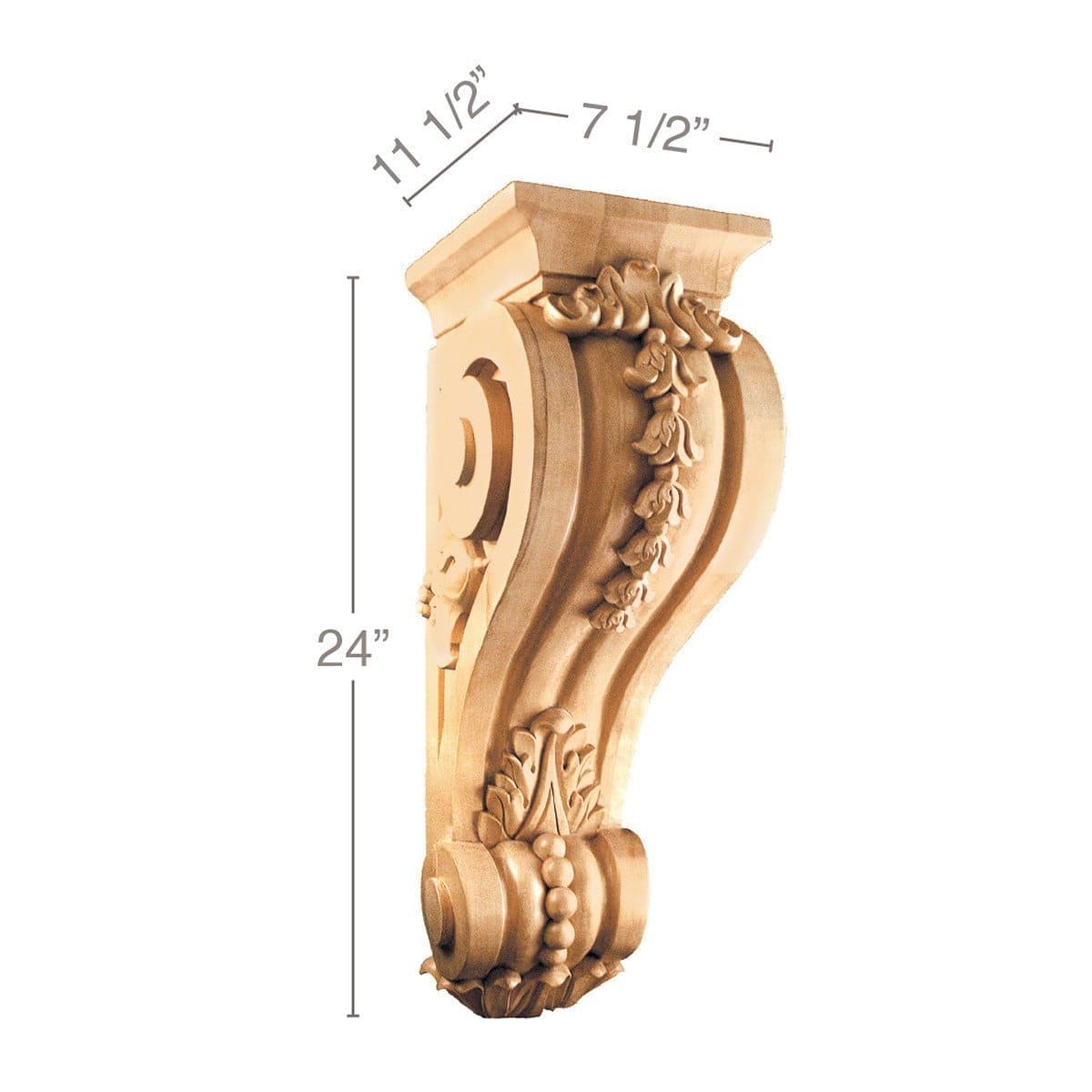 Dentil, 1/2''w x 1/2''d Resin